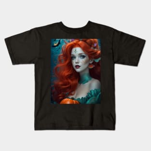 Sea Goddess Redhaed Kids T-Shirt